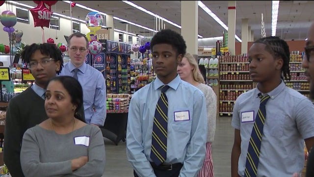 Chicago Jesuit Academy students explore careers at Jewel-Osco