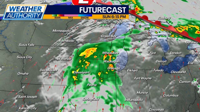 Chicago weather: Several rounds of storms are expected early this week