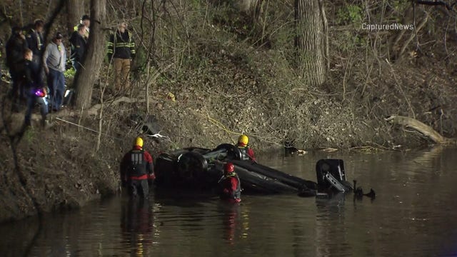 Driver dies after car flips into Morris creek, police say