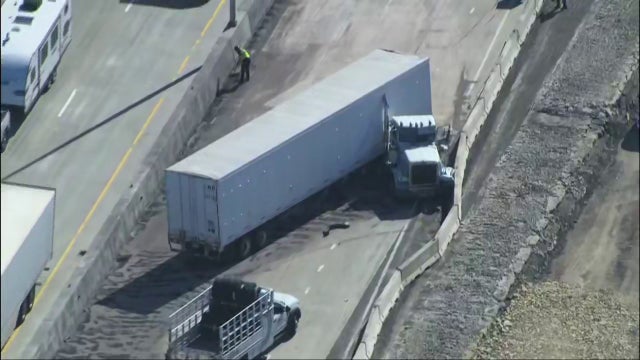 Five-vehicle crash shuts down I-80 near I-55 in Joliet for hours