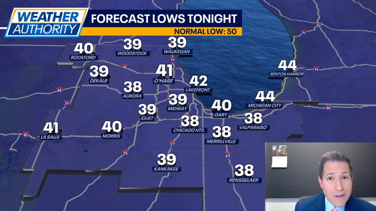 Chicago weather: Below-normal temps before big warm-up
