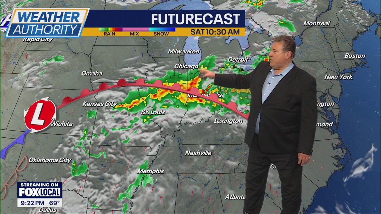 Chicago weather: Warm weekend ahead with scattered storm chances