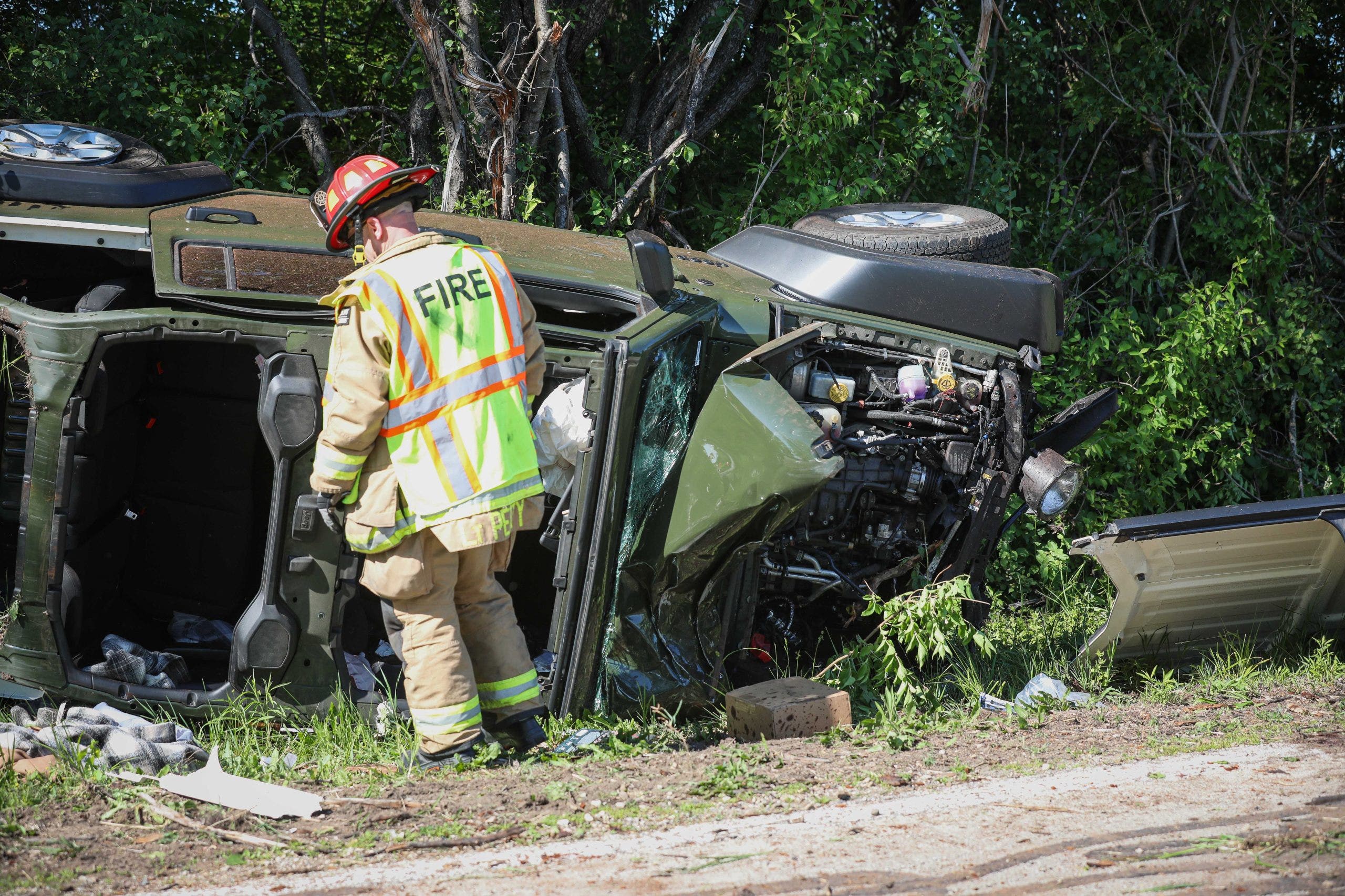 Man critically injured after ejection in Huntley crash: officials