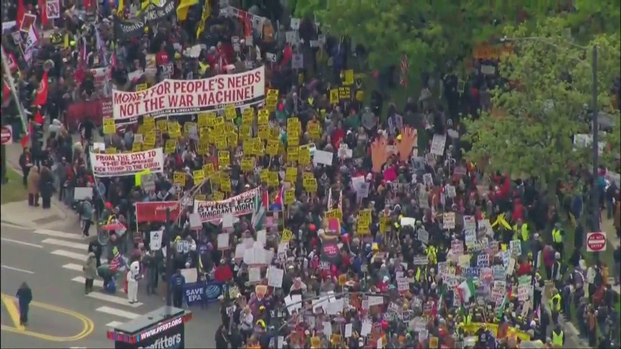 May Day protests span globe with focus on rising costs tied to Iran war