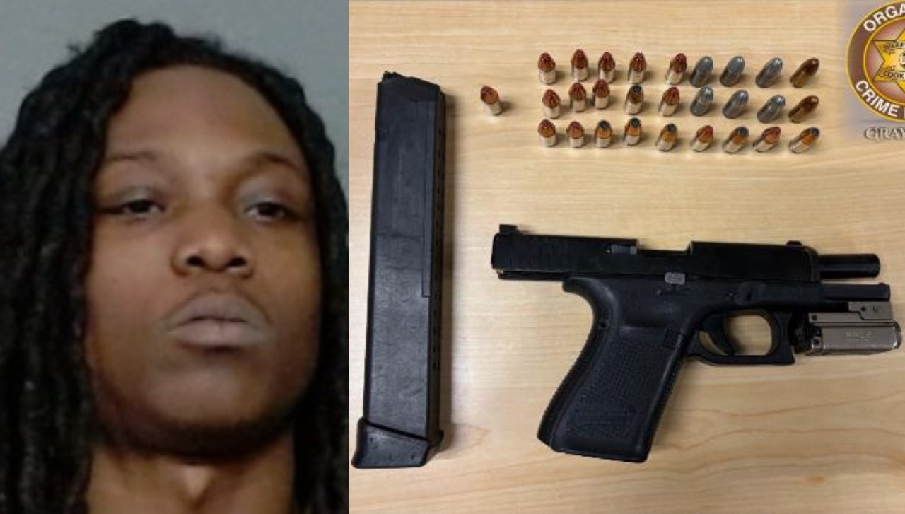 Cook County man charged after officers find fully automatic gun, unrestrained child in car