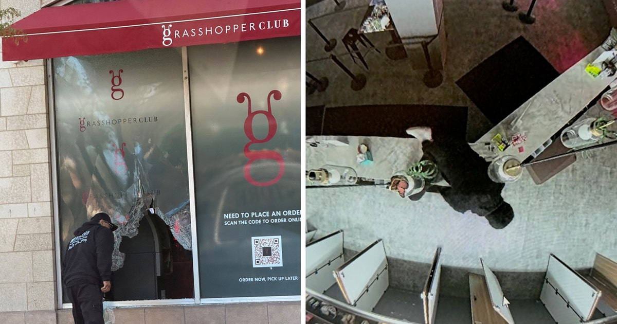 Smash-and-grab caught on camera at cannabis store, suspects on the run