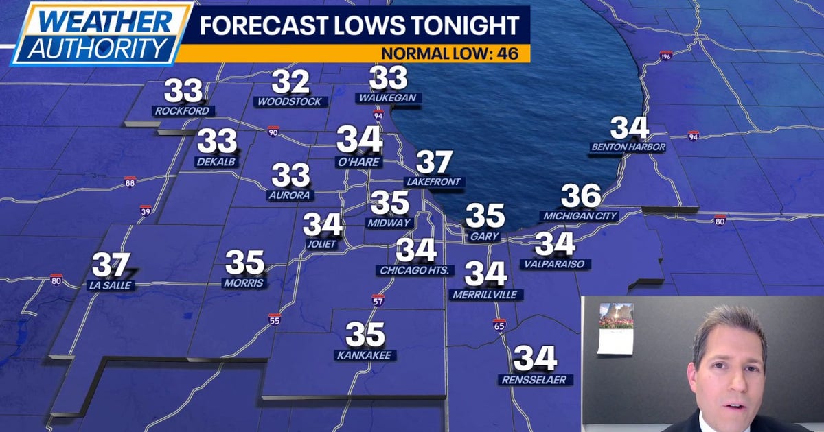 Chicago weather: Frost advisory tonight, cold start to May