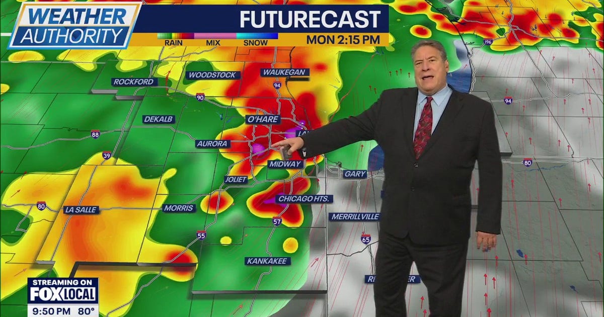 Chicago weather: Severe thunderstorms possible Monday afternoon