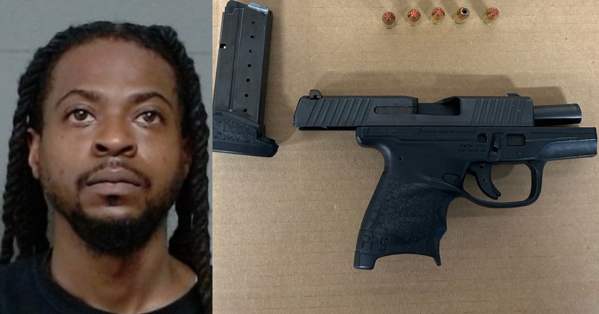 Chicago Heights man charged after deputies find loaded gun during traffic stop