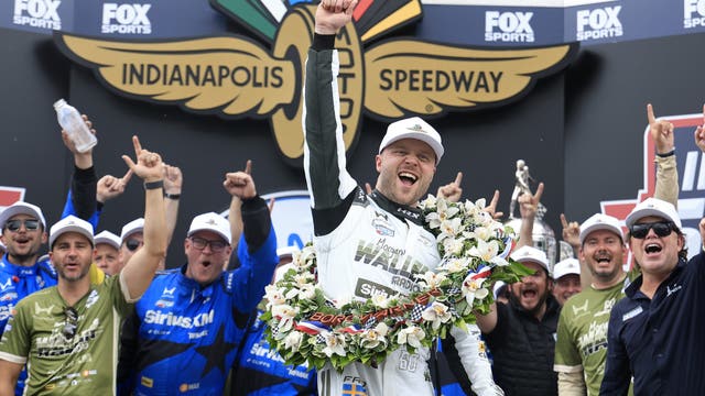 Late pass sends Felix Rosenqvist past David Malukas for the closest Indianapolis 500 win in history
