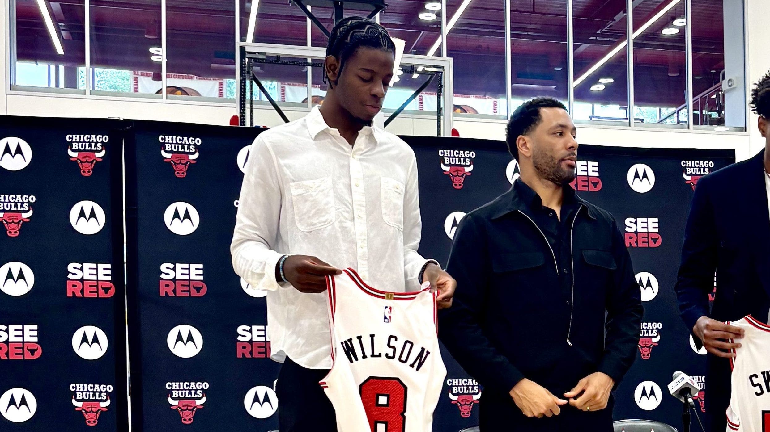 Welcome, Caleb Wilson. The future of the Chicago Bulls is ahead of you