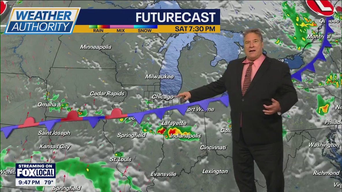 Chicago weather: Scattered storms possible this weekend, 90s next week