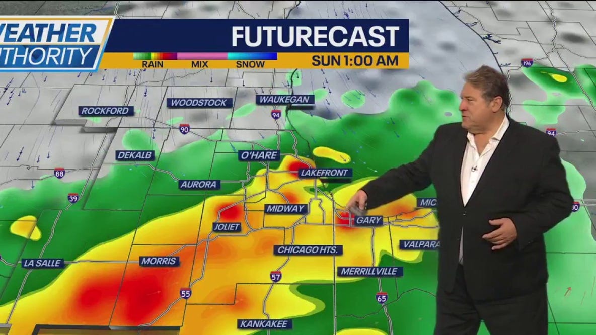 Chicago weather: Sunshine, warm temps early, then showers and maybe storms
