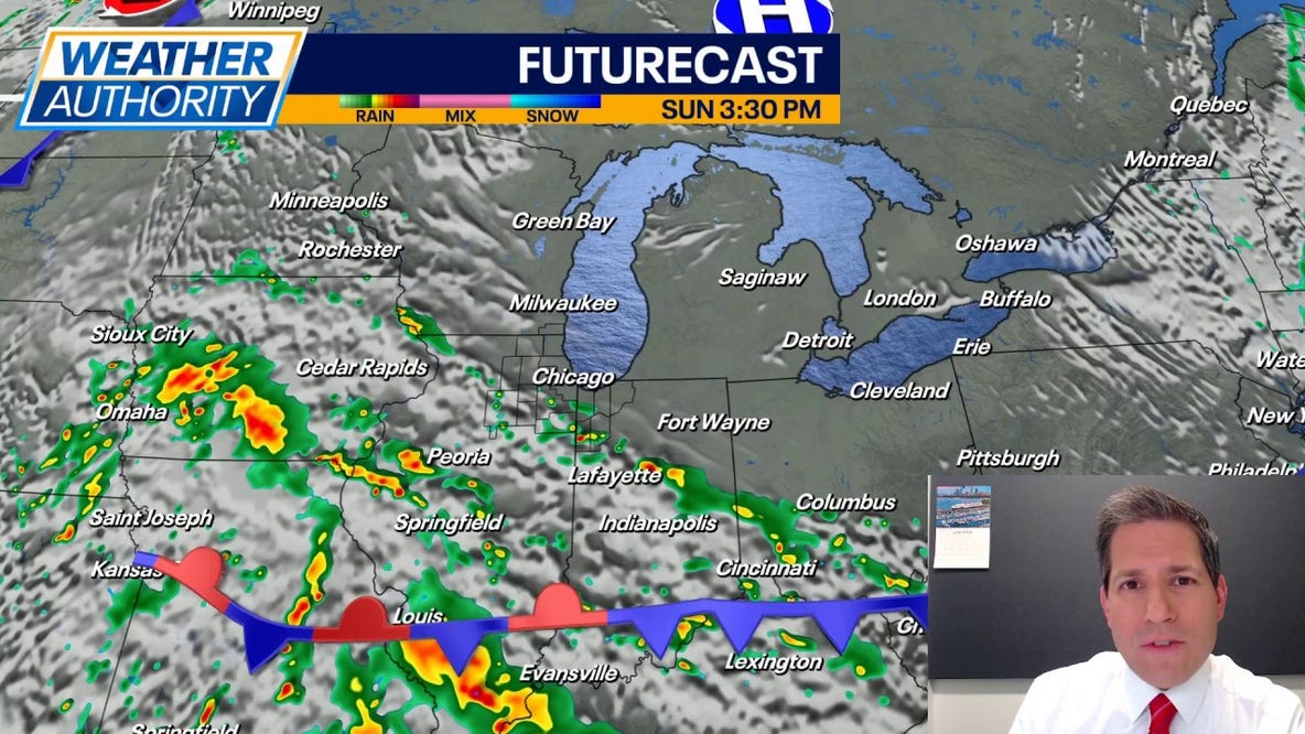 Chicago weather: Spotty storms linger tonight, more rain chances Sunday
