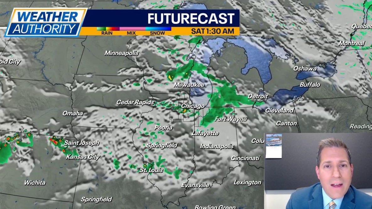 Chicago weather: Sunny Friday before evening rain returns