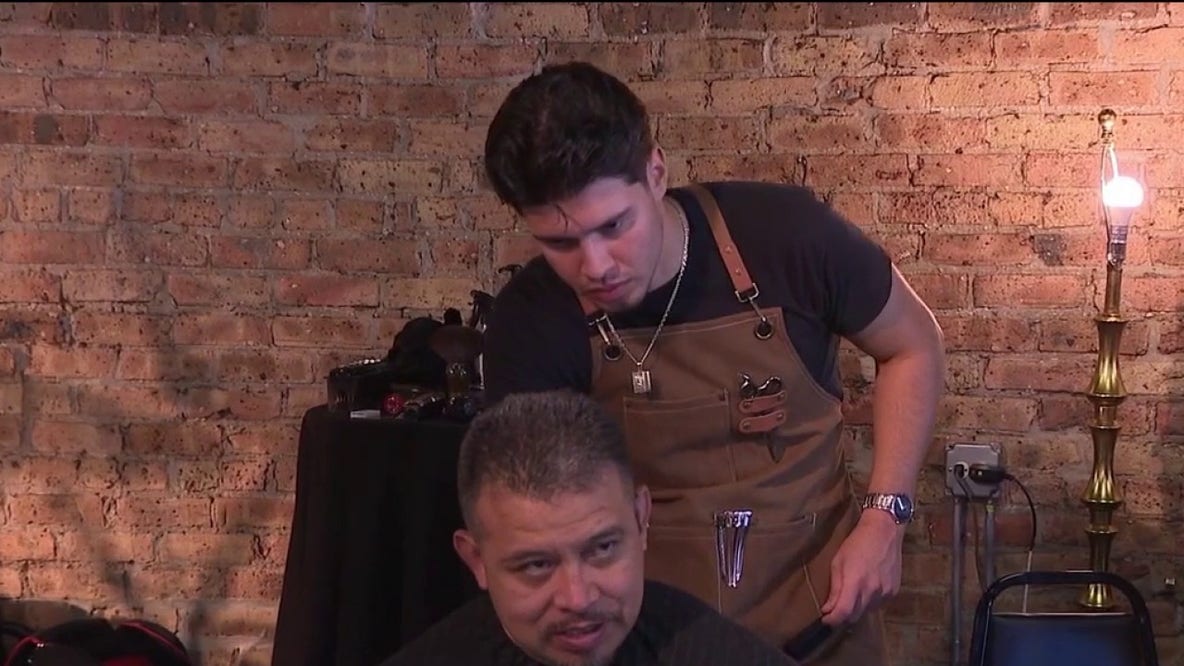 100 Chicago fathers got a free cut, a hot meal and a message: You matter.