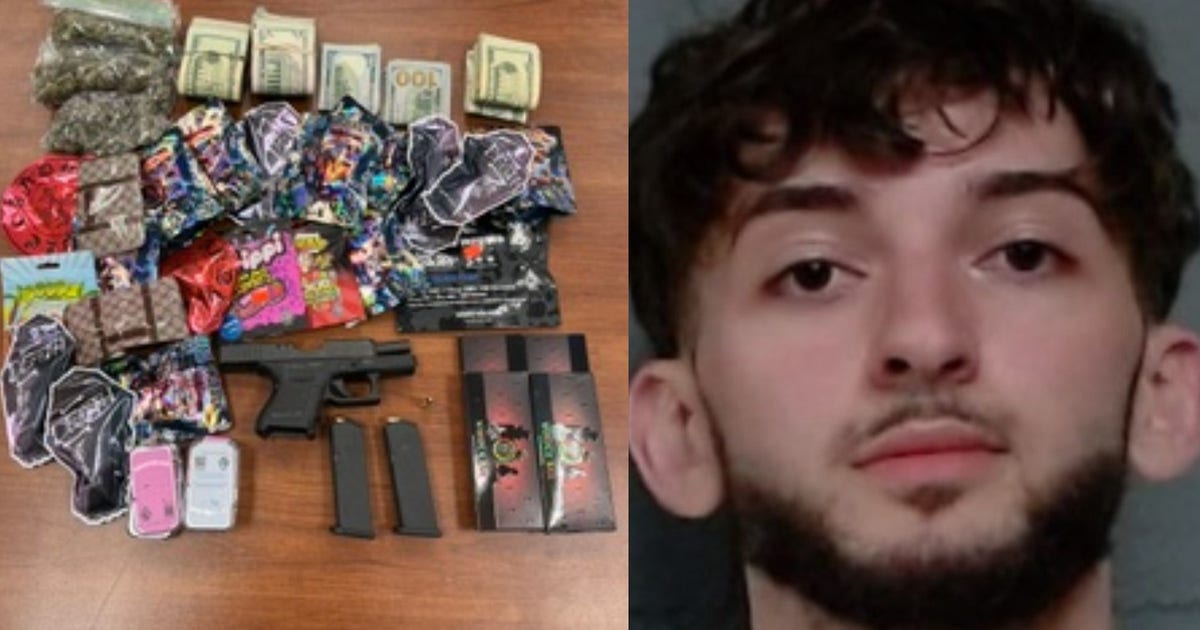 Oak Lawn man had gun, mushrooms, pot cigar, $10k in car: sheriff