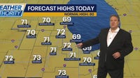 Forecast: More rain, clouds, then clearing and cooler temps