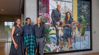 Obama Presidential Center unveils first official painted portrait of Barack and Michelle Obama