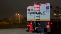 Man dies after entering water during suburban police response to suspicious person report