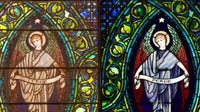 Tiffany's 'Jeweled' window shines again after major restoration at Chicago church