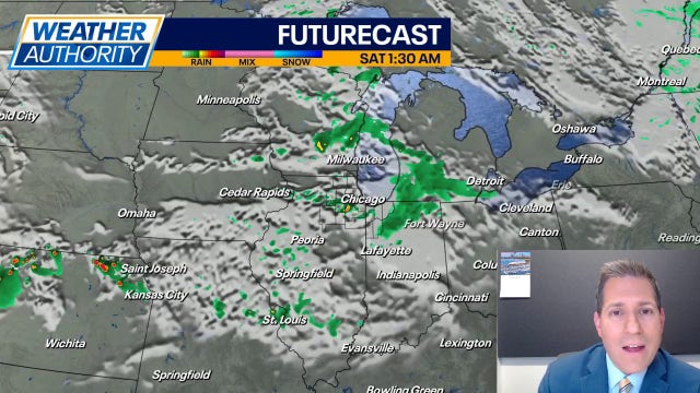 Chicago weather: Sunny Friday before evening rain returns