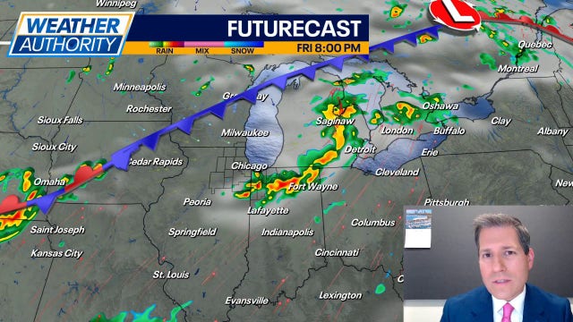 Chicago weather: Temperatures climb toward 90 before Friday storm risk