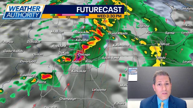 Chicago weather: Tornadoes, damaging winds possible Wednesday across the area