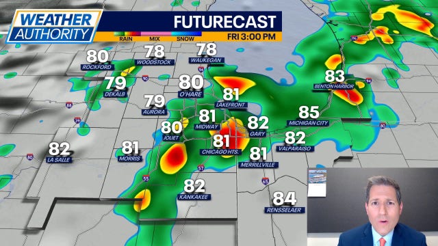 Chicago weather: Warmest stretch of 2026 continues with storm threat Friday