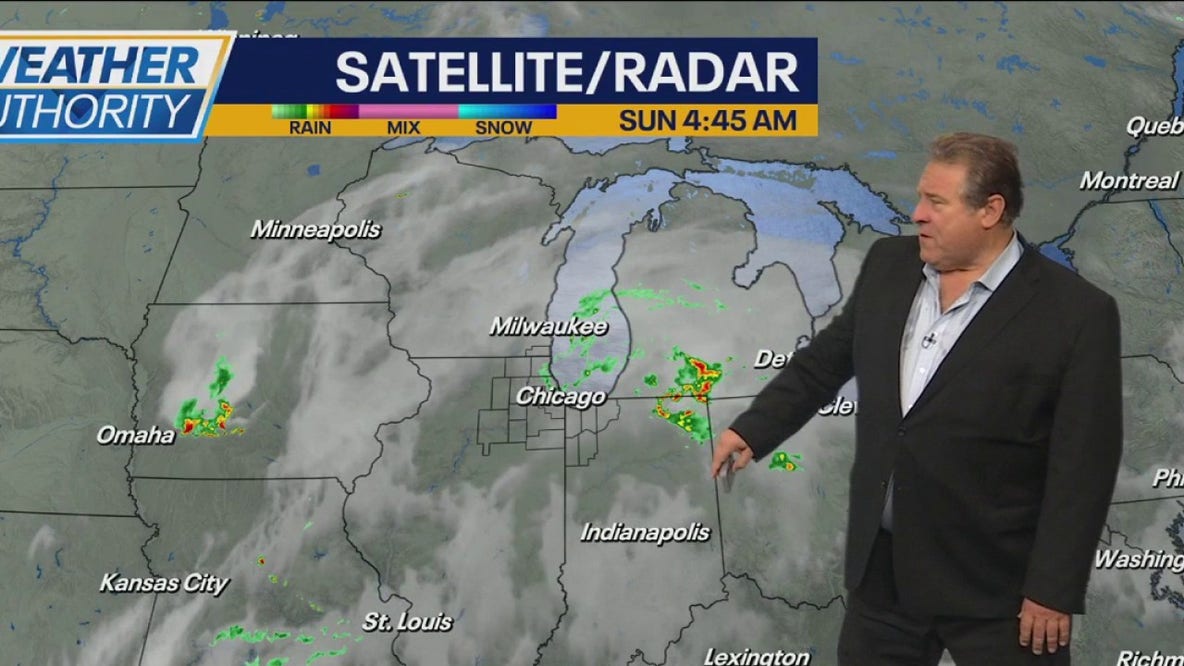 Chicago weather: Rain clears, but clouds remain for Sunday