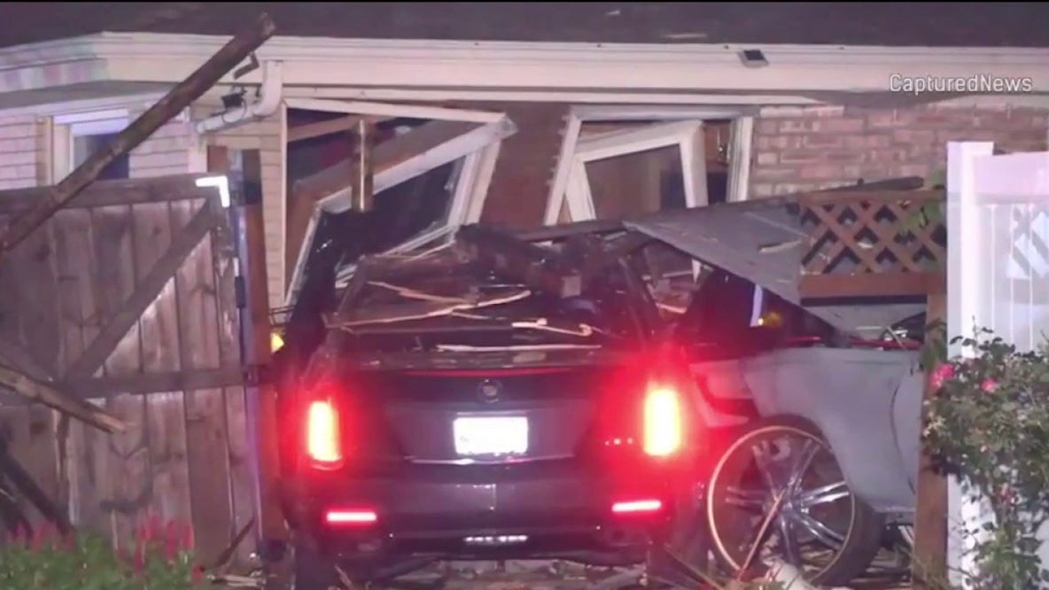 Driver sought after crashing into suburban Chicago home in hit-and-run