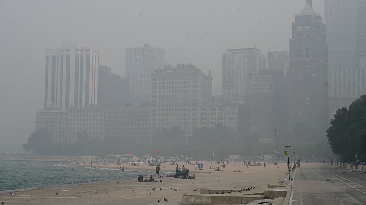 Wildfire smoke timeline: Here's when Chicago should be free of hazardous air