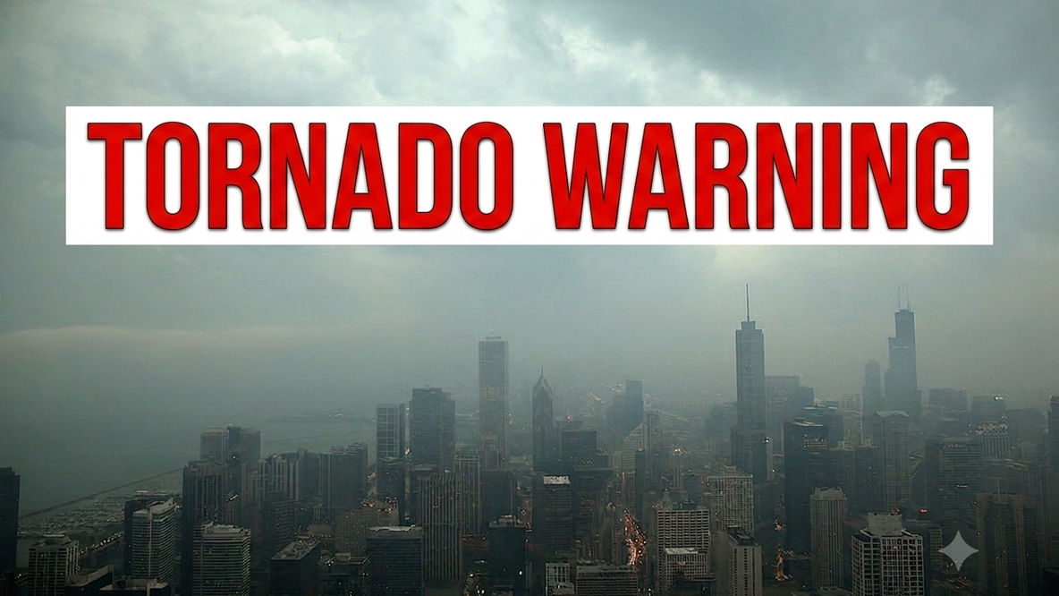 Tornado Warning expanded to large portion of Chicago area