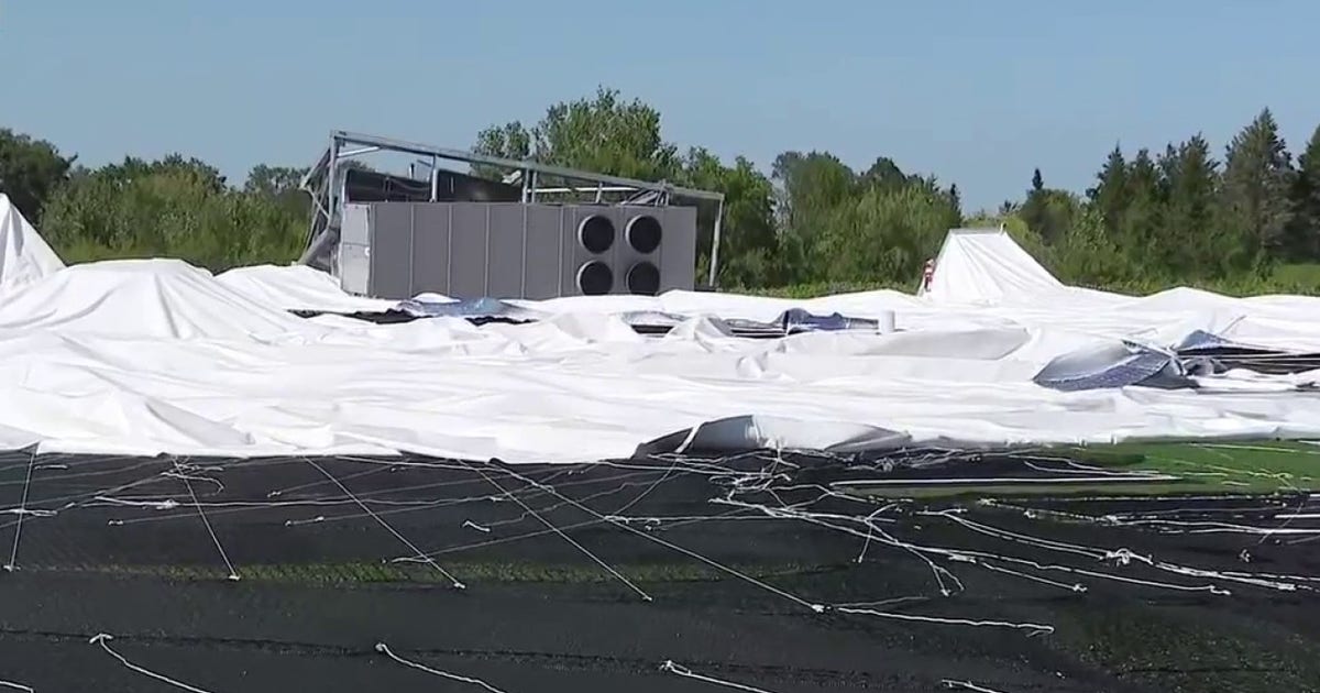 New Tinley Park sports dome collapses just before grand opening after severe storms