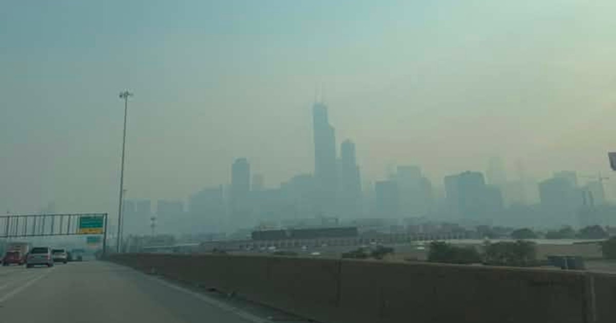 Second wave of wildfire smoke expected to move into Chicago area this weekend