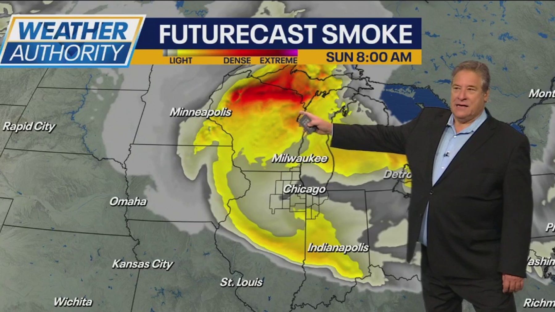 Chicago weather: Wildfire smoke returns, then storms on the way