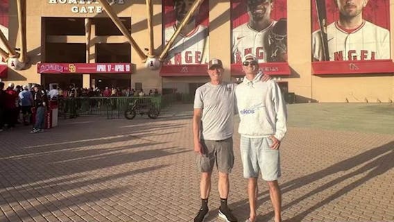 Father and son duo biking to all MLB parks supporting St. Jude's reaches halfway point in Chicago
