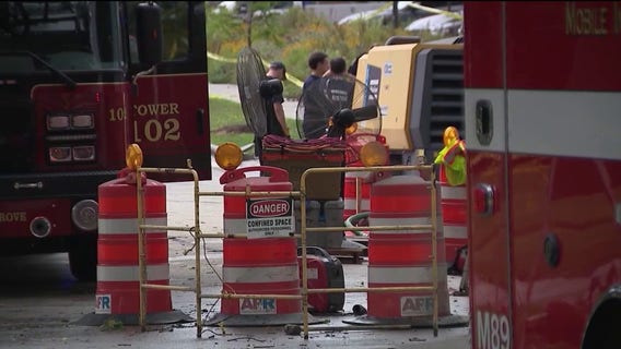 Downers Grove storm sewer rescue becomes recovery mission; 1 worker still missing