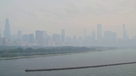 Chicago weather: Wildfire smoke, dangerous air quality overshadow another hot day