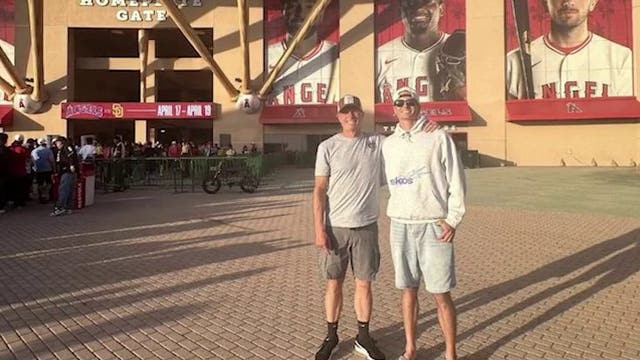 Father and son duo biking to all MLB parks supporting St. Jude's reaches halfway point in Chicago