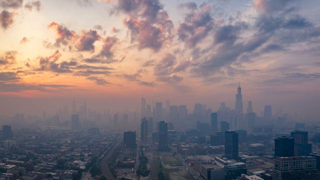 Chicago wildfire smoke: Here's when the hazardous air is expected to clear