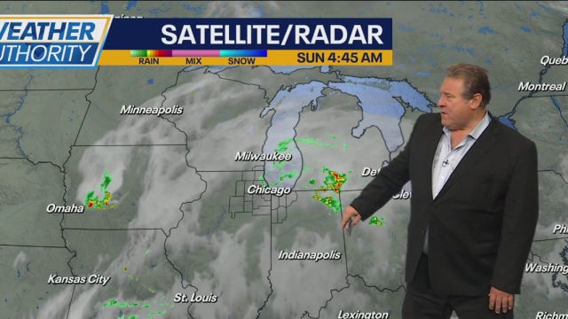 Chicago weather: Rain clears, but clouds remain for Sunday