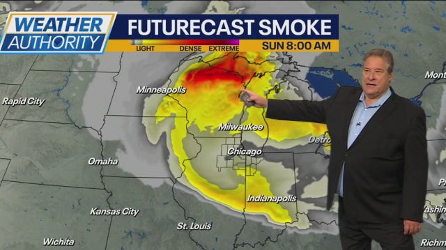 Chicago weather: Wildfire smoke returns, then storms on the way