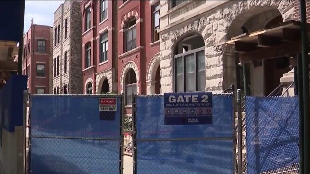 DePaul begins demolishing historic Lincoln Park buildings for new $50M basketball facility