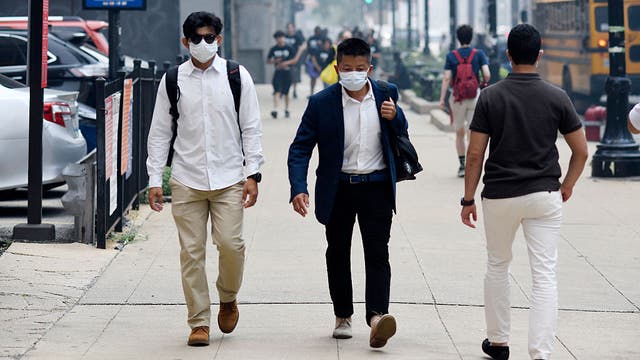Chicago's air quality is among the worst in the world amid wildfire smoke