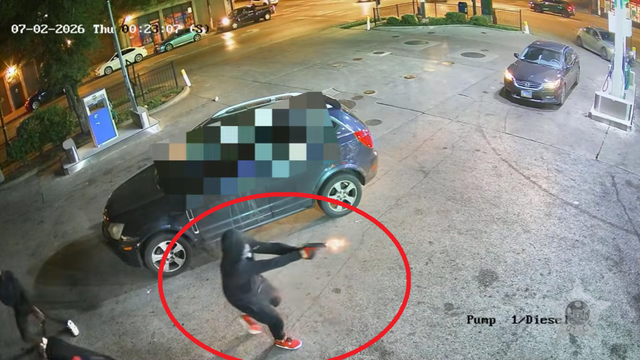 Video shows deadly Chicago shooting at gas station; police seek suspects