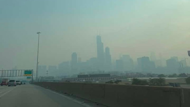 Second wave of wildfire smoke expected to move into Chicago area this weekend