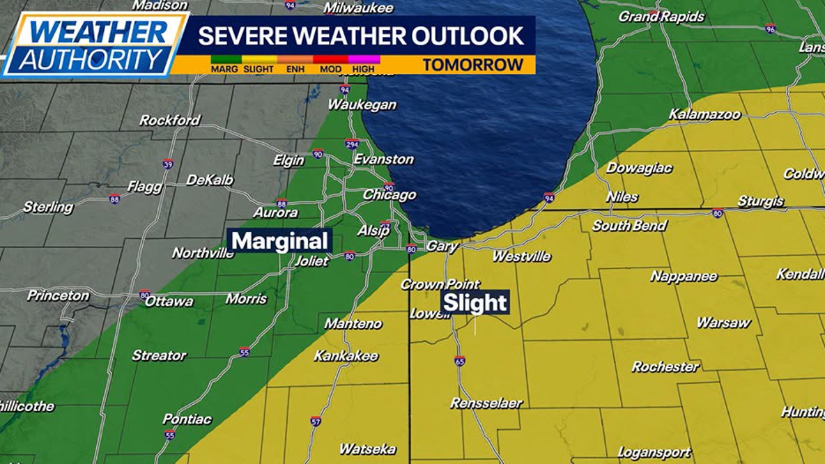 Chicago weather: Severe storms possible on Wednesday