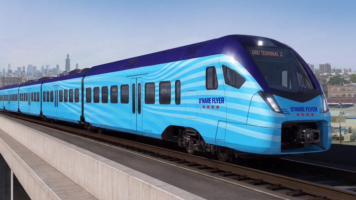 New Chicago train would take you from downtown to O'Hare in 15 minutes