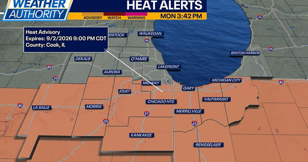 Chicago weather: Heat index values could reach 100-105 this week